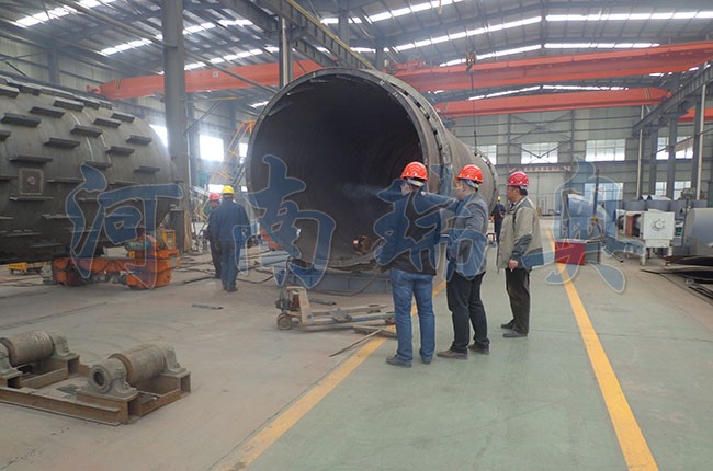 大美4月,陜西客戶考察煤炭烘干設備