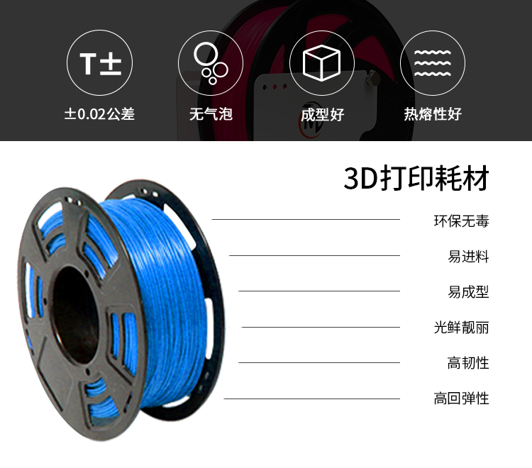 洋明達高品質3D打印耗材(圖2) 洋明達高品質3D打印耗材(圖2)