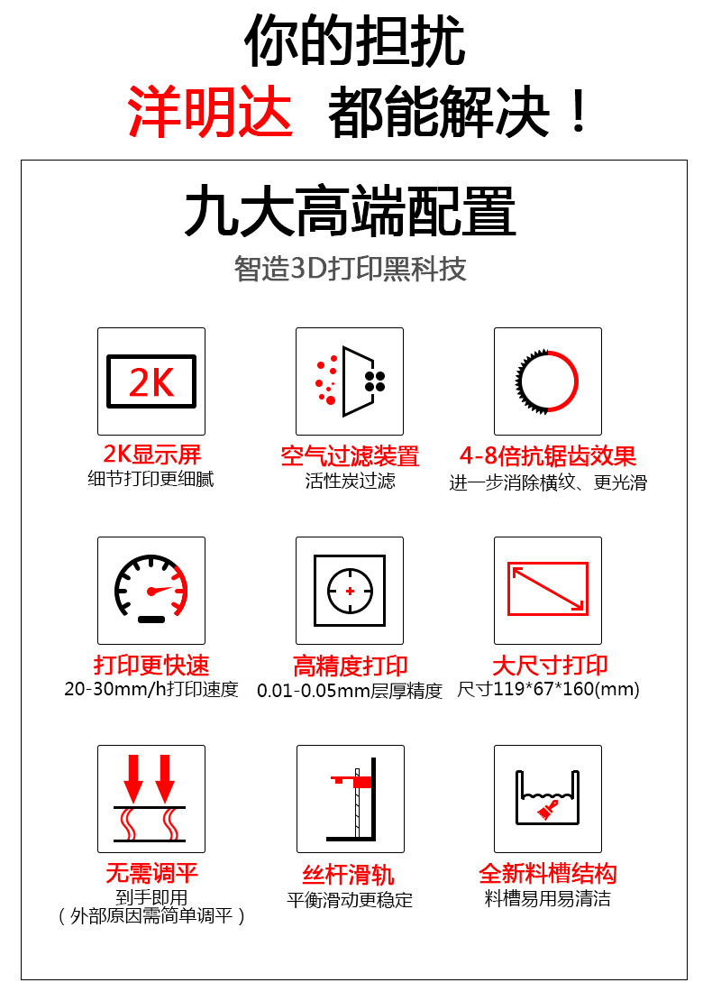 新款K3光固化3D 打印機(圖2) 新款K3光固化3D 打印機(圖2)